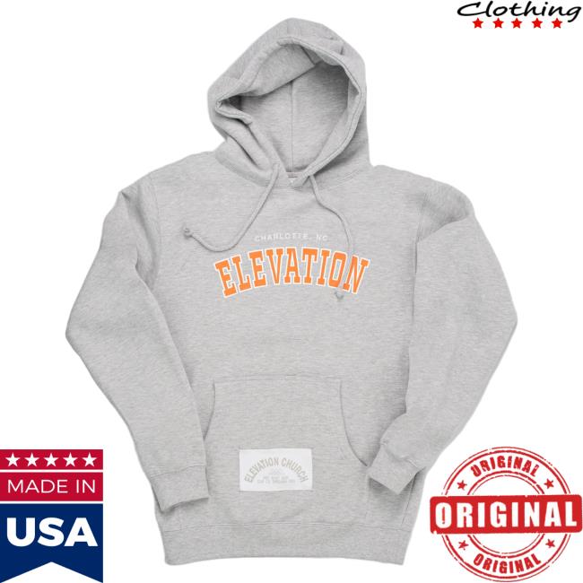 Official Elevation Church Merch Store Elevation Church Grey Elevation Crew neck Sweatshirt Elevation Church Apparel ElevationChurch