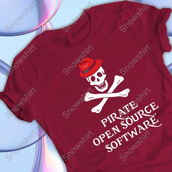 Jeff Geerling Pirate Open Source Software Long Sleeve T-Shirt