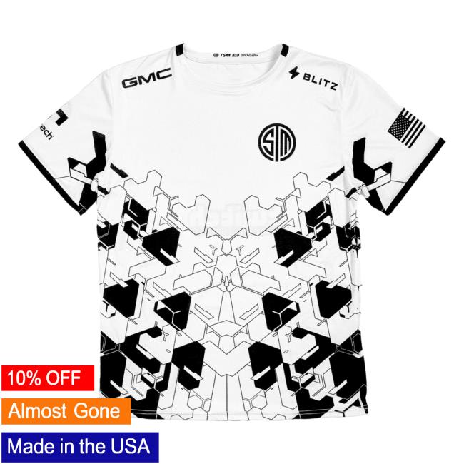 Official Team Solomid Store Tsm Shop 2023 Pro Alternate Championship White T-Shirt TeamSoloMid Merch