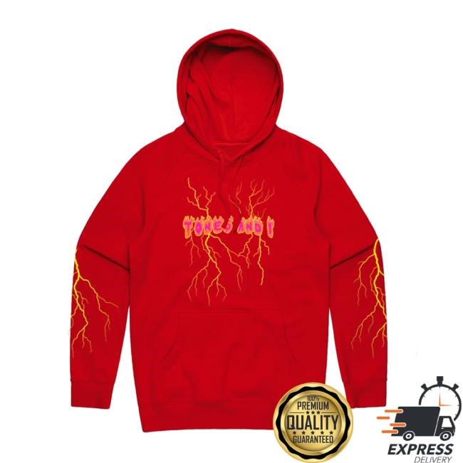 Tones And I Lightning New Hoodie (Red)