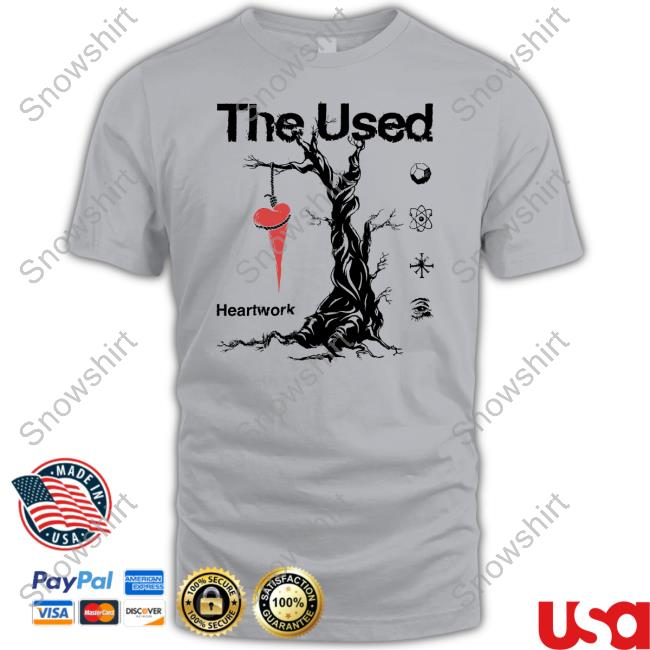 Love Heart Work Shirt Official The Used Love Heart Work Shirt