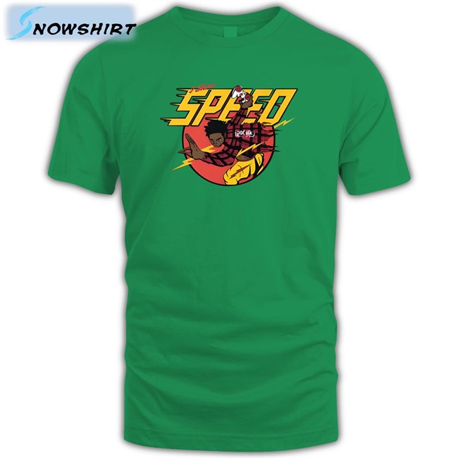 I Show Speed Baseball Sleeve Tee I Show Speed Shirt Black