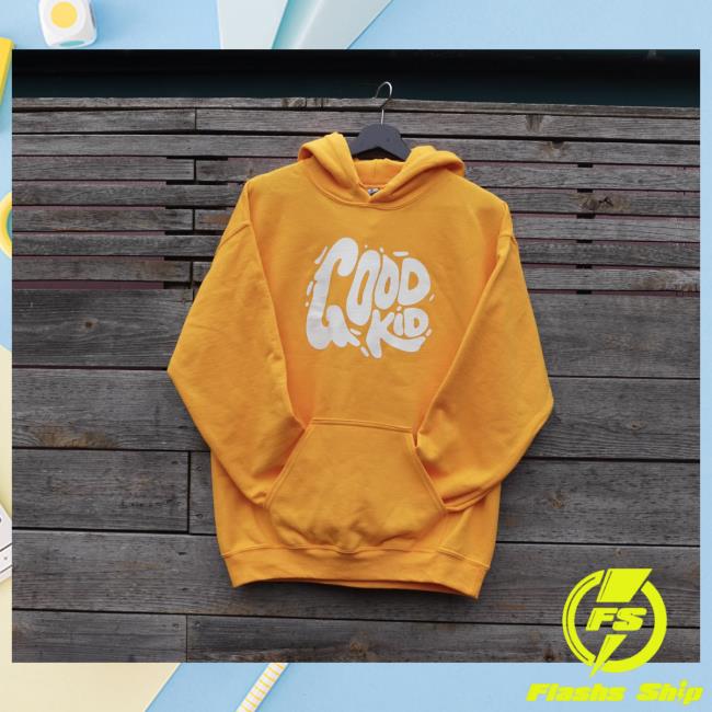 Official Good Kid Merch Store Good Kid Logo Crewneck - Gold Good Kid Clothing Shop GoodKid