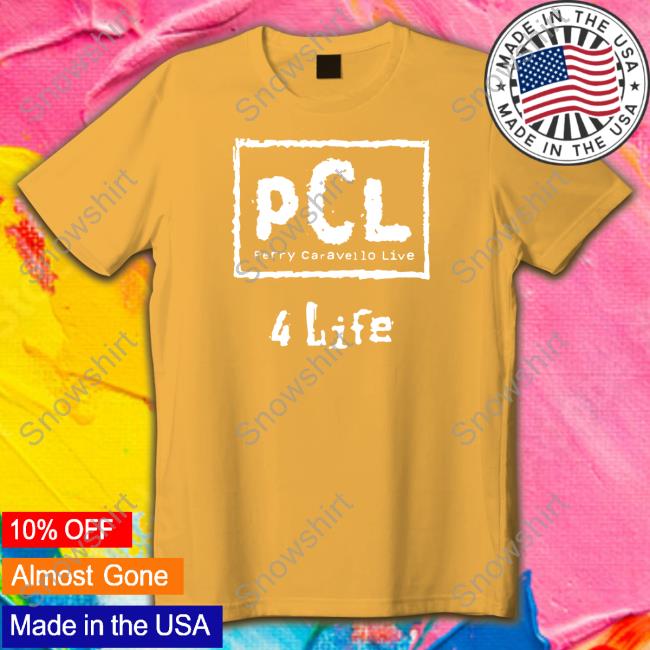 Perrycaravellolive Merch Pcl 4 Life Hooded Sweatshirt Perry Caravello Live