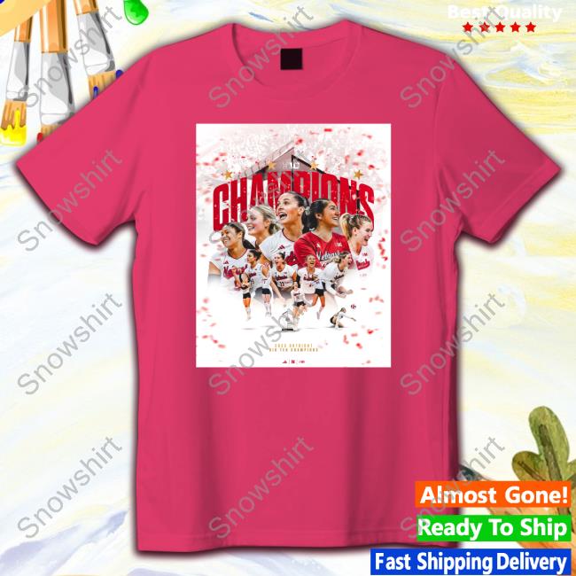 Official Nebraska Volleyball 2023 Outright Big Ten Champions T-Shirt