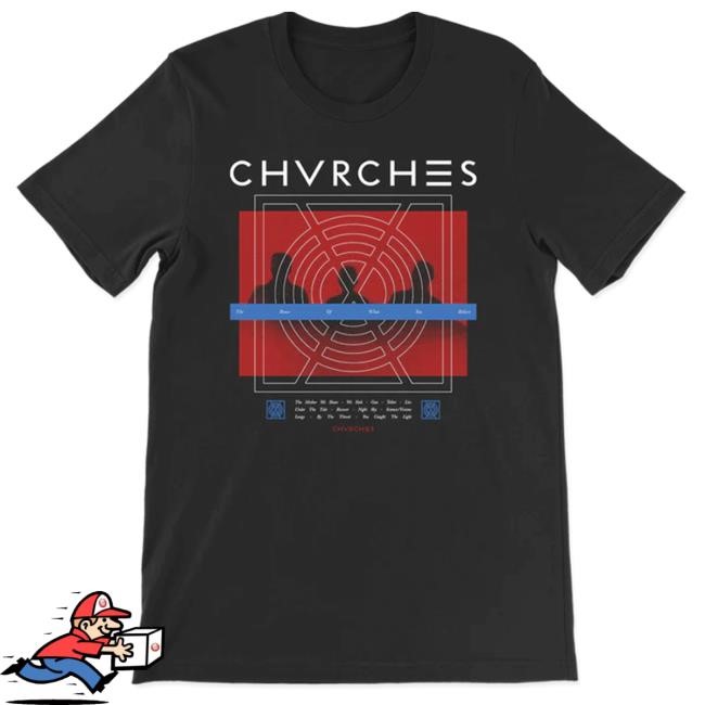 Chvrches Official Merch Shop The Bones Of What You Believe Silhouette Tracklist 2024 Shirt