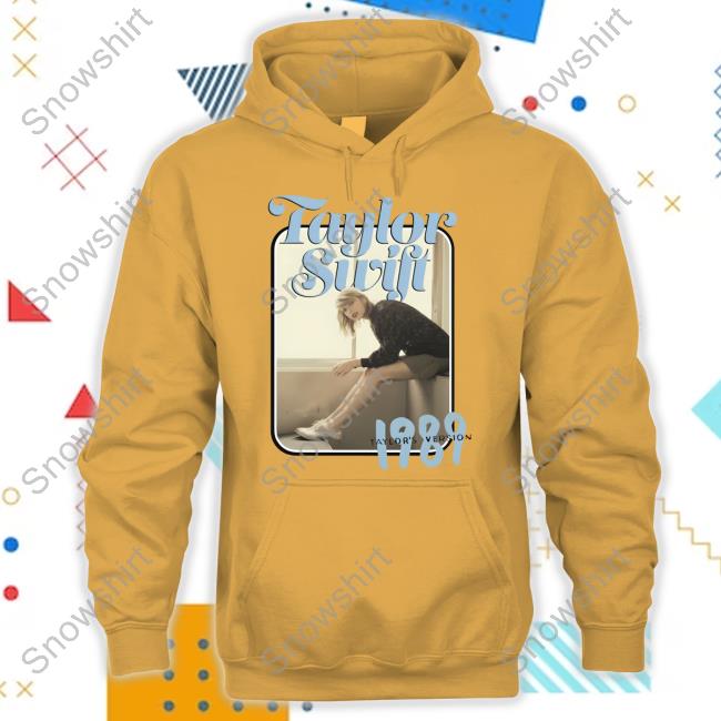 Taylor Swift 1989 Taylor's Version Photo Long Sleeved T Shirt Official Taylor Swift Merch From The Vault Green 1989 Taylor's Version Photo Long Sleeve
