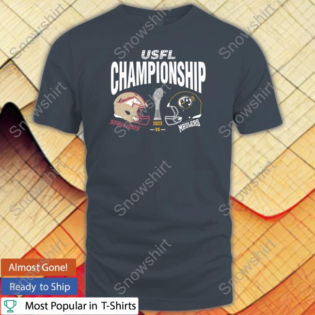 USFL Championship Birmingham Stallions Vs Pittsburgh Maulers Match Up Sweatshirt Official USFL Championship Birmingham Stallions Vs Pittsburgh Maulers Match Up Tee
