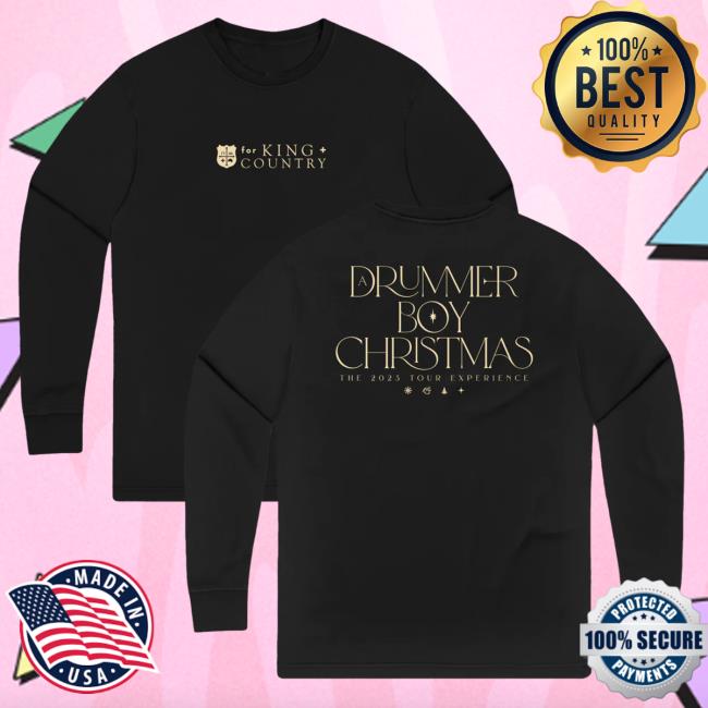 For King And Country Merch Drummer Boy Christmas Long Sleeve