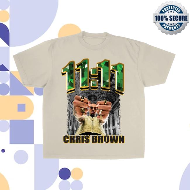 Chris Brown Shop Store 11:11 Emerald T Shirt