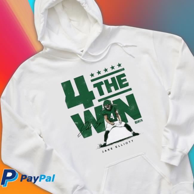 4 The Win Jake Elliott Win G Long Sleeve Shirt 4 The Win Jake Elliott Win G Sweatshirts