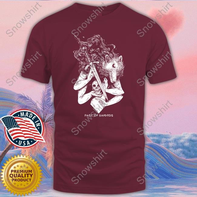 Wolf Skull Jack Page Of Swords T-Shirt Page Of Swords Shirt