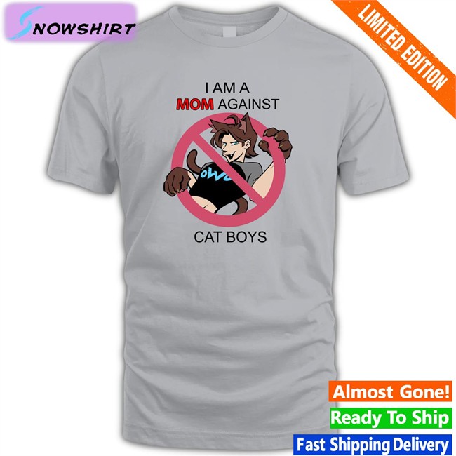 Low T-Beta I Am A Mom Against Cat Boys Offical Hoodie Shirt White Mackernoi