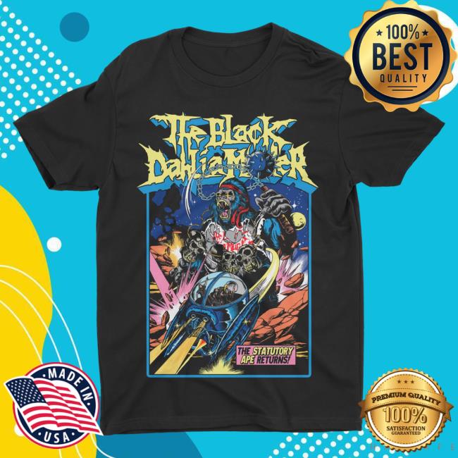 Official Night Shift Merch Indie Merch Store The Black Dahlia Murder - The Statutory Ape Returns T Shirt Black NightShiftMerch IndieMerchStore