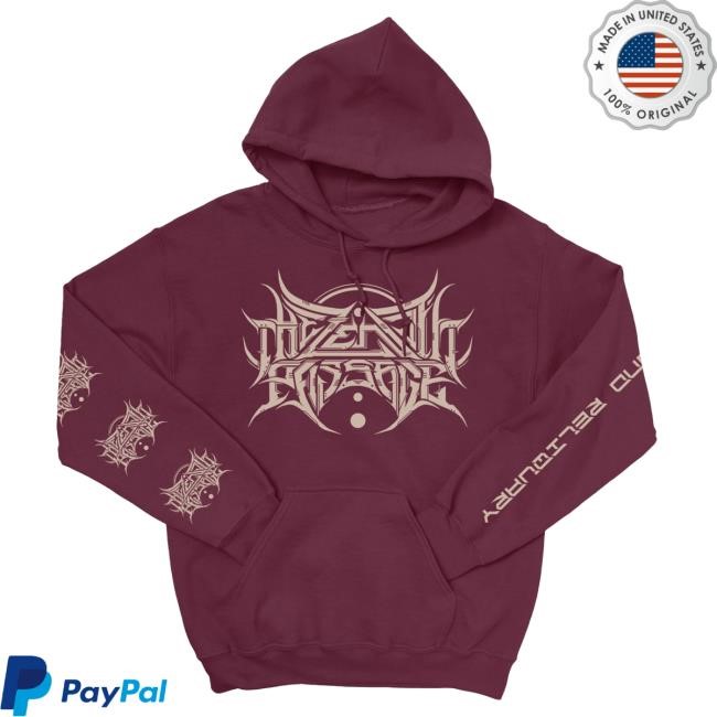 Official Indie Merch Store The Zenith Passage "Fleshbound Reliquary" Hoodies IndieMerchStore Official
