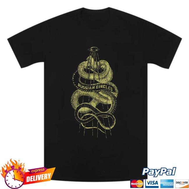 Official Hellomerch Russian Circles Cosmic Serpent Black Shirt Hello Merch
