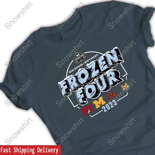 Fanatics 2023 NCAA Frozen Four Ice Hockey Long Sleeve T Shirt