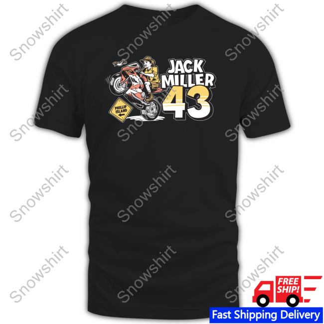 Gumtree Flag Jack Miller 43 Limited Edition Black Tee Shirts