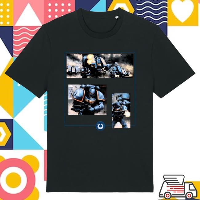 Historical Warhammer Ultramarines First Born T Shirt
