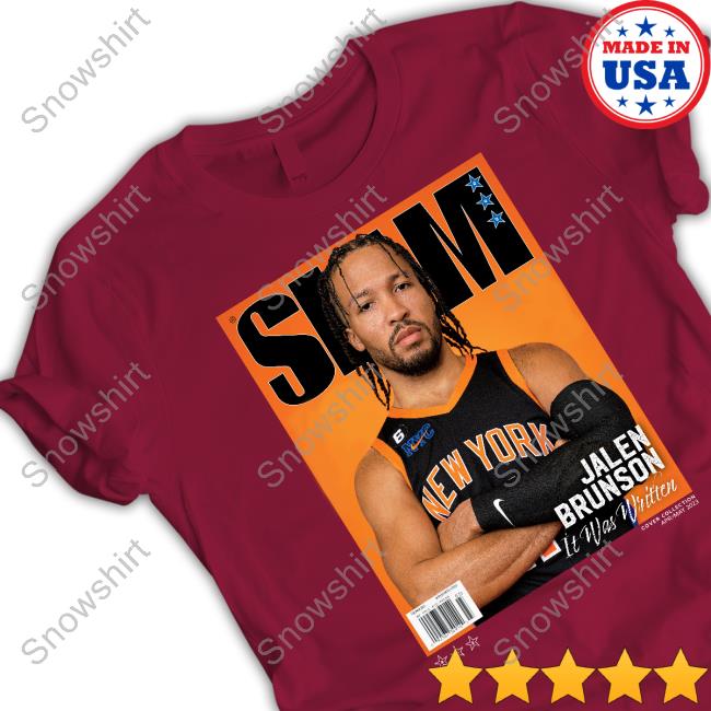 Josh Hart Wearing Slam Cover Jalen Brunson Slam 243 Shirt Slam Cover Jalen Brunson Slam 243 T Shirt