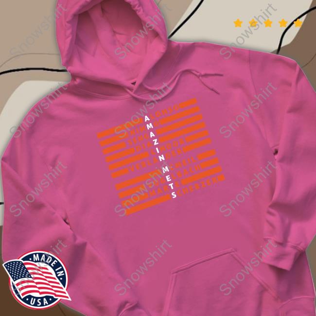 Official GENY Mets Report Alonso Nimmo Senga Diaz Lindor Verlander Amazin Mets Hoodie Genymets