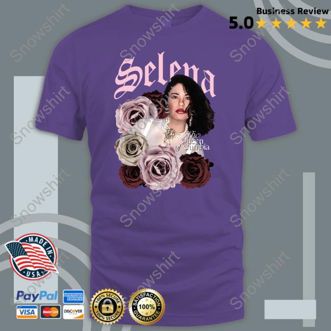 Official Floral Selena The Queen Of Cumbia Hooded Sweatshirt
