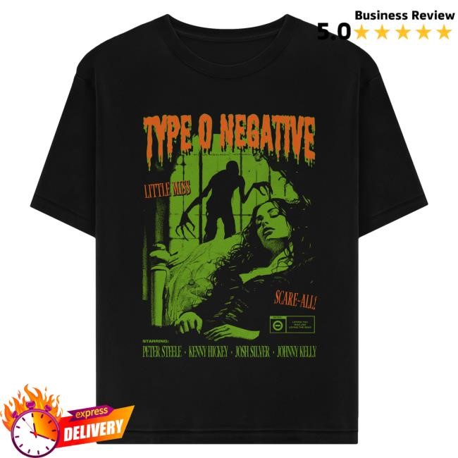 Type O Negative Band Merch Scare All Horror Film Short Sleeve Shirt Type O Negative Shop