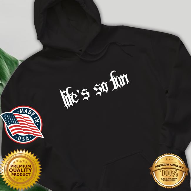 Muna life’s so fun goth Tee Muna life’s so fun goth Sweatshirt
