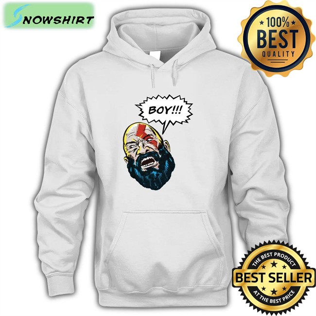 Boy God Of War Kratos Baseball Sleeve Tee Teepublic Cheap Ass Gamer Boy God Of War Kratos T Shirt Videogamedeals