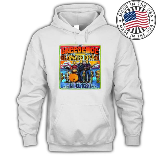 Creedence Clearwater Revival In Concert Premium Sweatshirt Official Creedence Clearwater Revival In Concert Premium T-Shirt