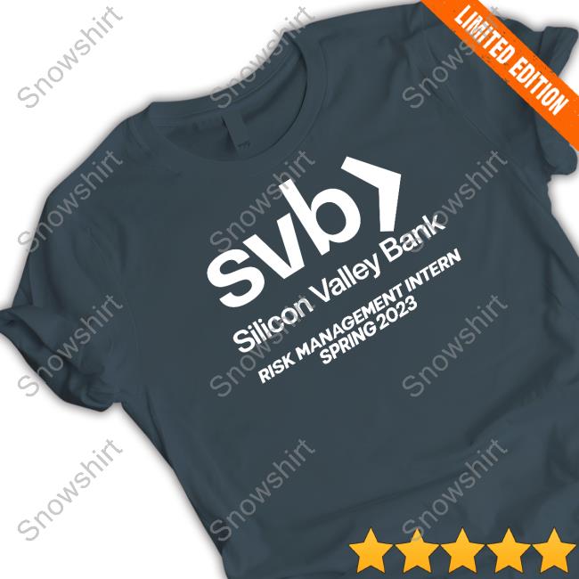 Crying In The Club Merch SVB Silicon Valley Bank Risk Management Intern Spring 2023 T Shirt