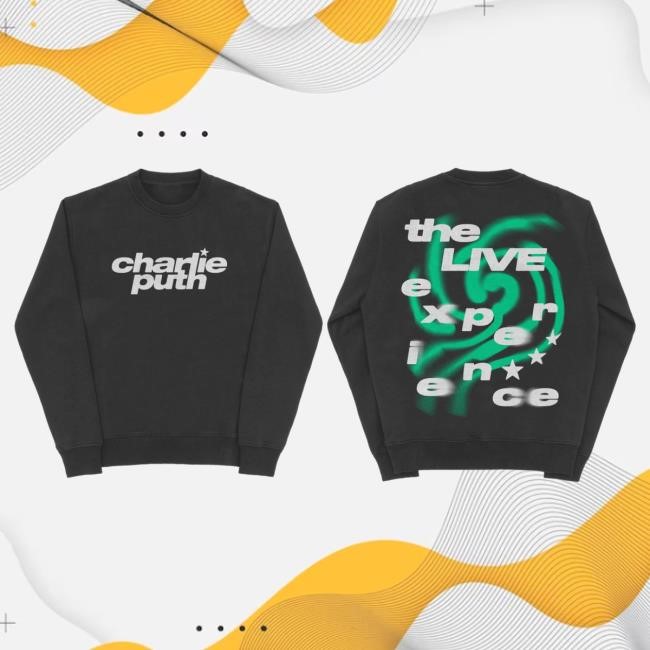 Official Charlie Puth Merch Shop Charlie Puth The Live Experience Crewneck