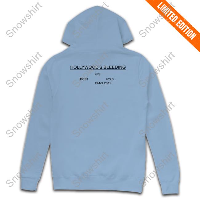 Official Post Malone Portrait Hollywood's Bleeding Tee Post Malone Merch Portrait Hollywood's Bleeding Tee Shirt