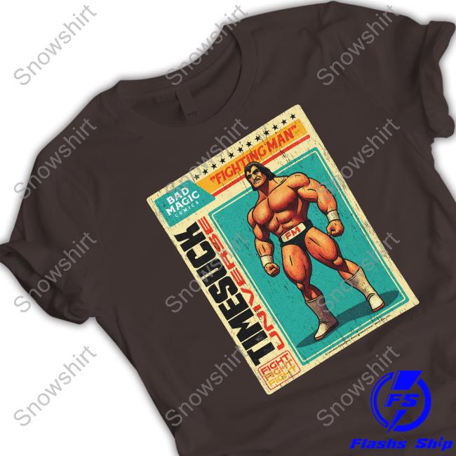 Official Bad Magic Merch Fighting Man Time Suck Unverse Tee Official Bad Magic Merch Fighting Man Time Suck Unverse Tee Shirt