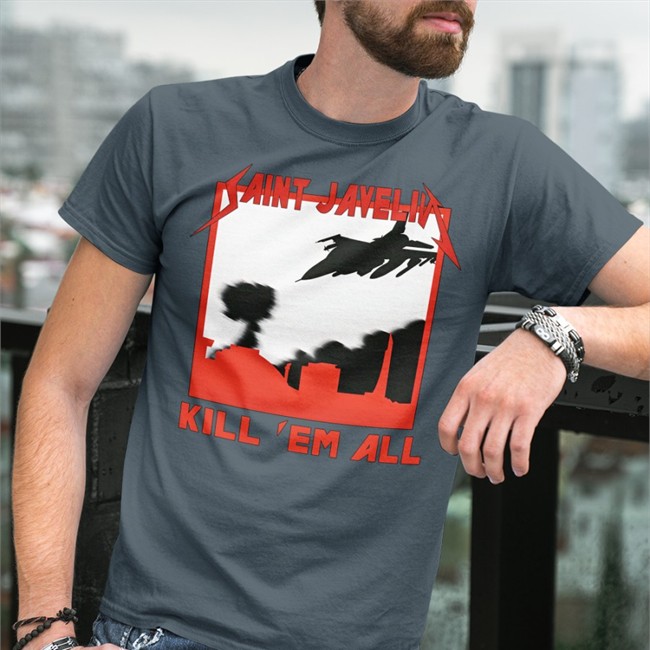 Kama_Kamilia Sevastopol Surprise Saint Javelin Kill Em All Shirt Saint Javelin Merch