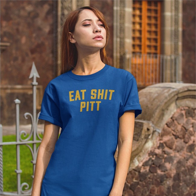 Eat Sht Pitt Hoodie Barstool Sports