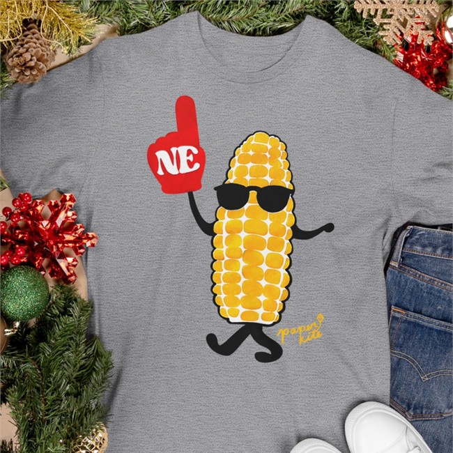 Paper Kite Corn Onesie Shirt Husker Volleyball Paper Kite Shop Husker Volleyball Shop Paper Kite Corn Onesie Shirt