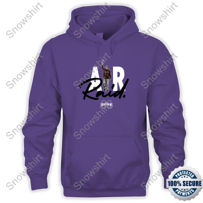Official Mike Leach Msu: Air Raid Shirts Breakingt Merch Official Mike Leach Msu: Air Raid Tee