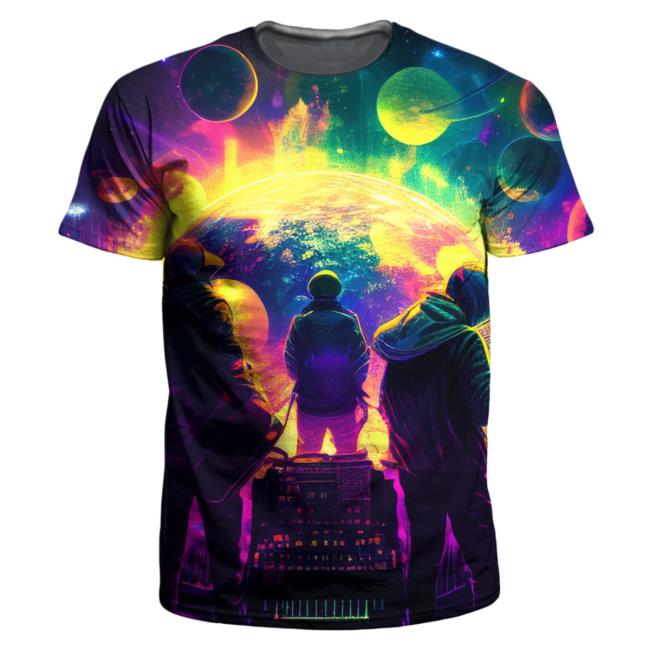 Official Iedm Clothing View From Above T-Shirt 3D All Over Print