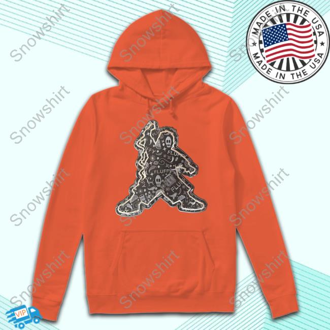 Official Fluffy Merch Embroidered Fluffy Logo Hoodie Fluffy Merch Embroidered Fluffy Logo T-Shirt