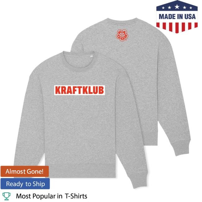 Kraftklub - Sweatshirt - Logo rot