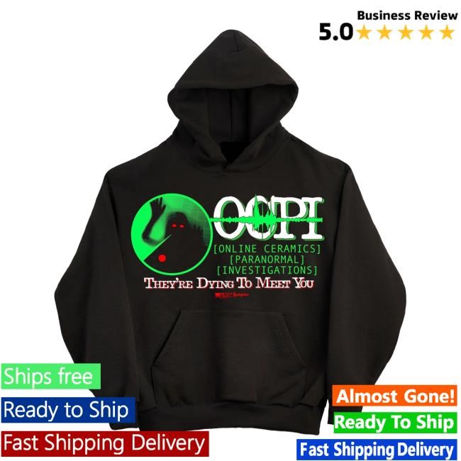 Official Online Ceramics OCPI Black Hooded Sweatshirt