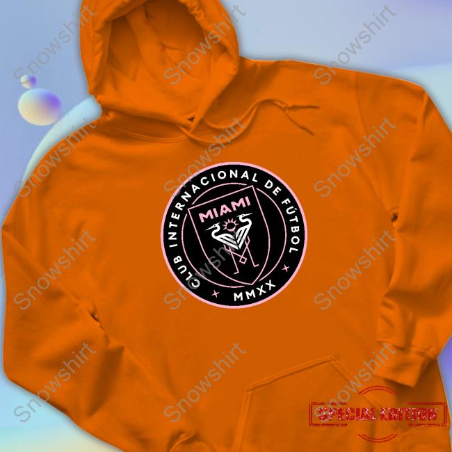 Official Inter Miami CF Tee Shirt Men's Inter Miami CF Antigua Heather Black Action Pullover Hoodie