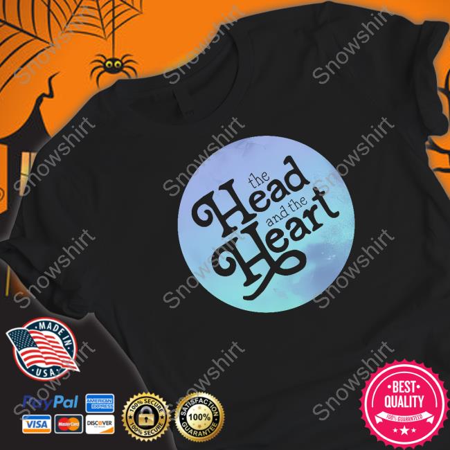 The Head And The Heart Merch Periwinkle Gradient Tee Shirt