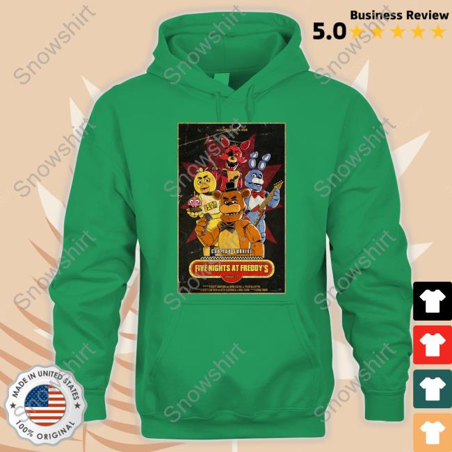 DiscussingFilm Can You Survive Five Nights At Freddy's Sweatshirt Official DiscussingFilm Can You Survive Five Nights At Freddy's Shirt