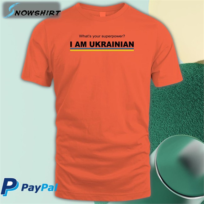 Ekaterinanwo What's Your Superpower I Am Ukrainian Hooded Sweatshirt