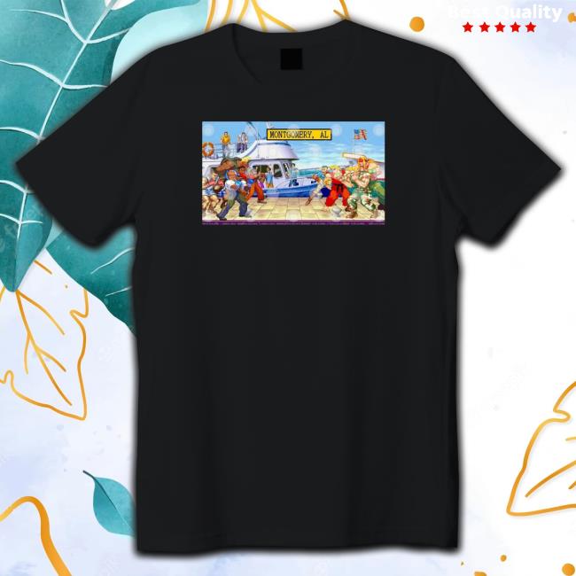 Official Montgomery Riverfront Brawl X Street Fighter Sweatshirts