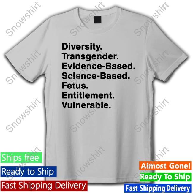 Diversity Transgender Evidence-Based Science-Based Fetus Entitlement Vulnerable Sweatshirt