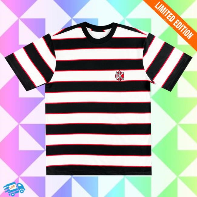 Hello Merch Dead Kennedys East Bay Striped T Shirt HelloMerch