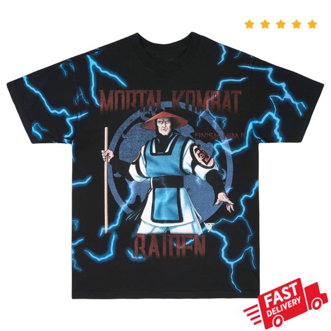 Official Hypland Clothing Merch Store Mk Raiden Thunder Tees (Black)